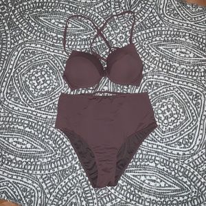 Fashionnova Purple lace Bikini Size Medium